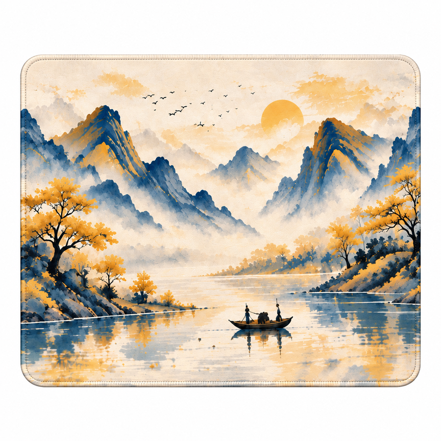 Landscape themed mouse pad