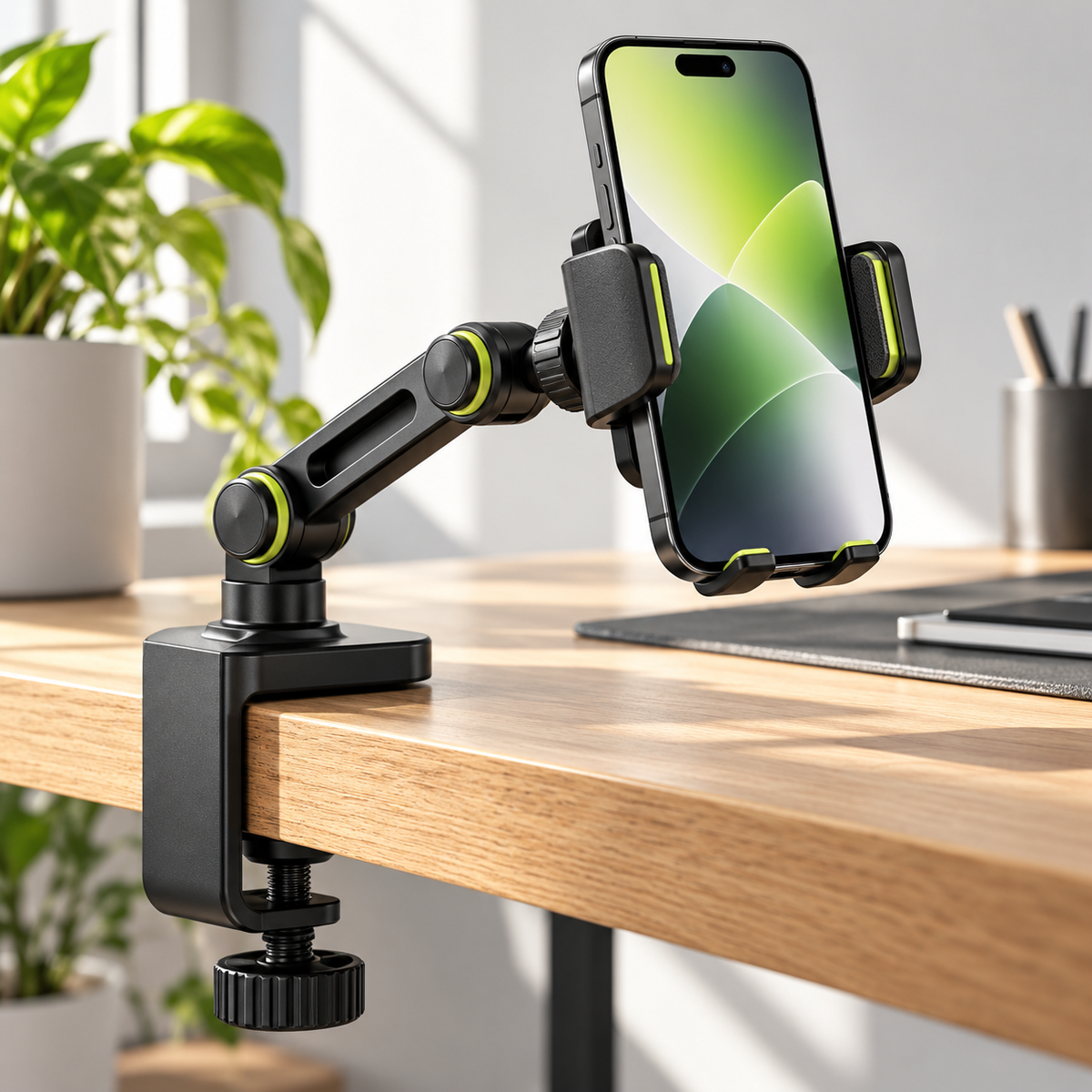 Generated illustrative concept — Clip Edge Phone Holder